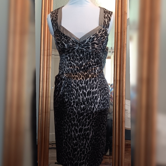 Nanette Lepore Dresses & Skirts - Nanette Lepore Silk Leopard Print Dress size 4